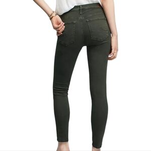 AG Adriano Goldschmied Dark Green The Legging Ankle Jeans - Size 30R